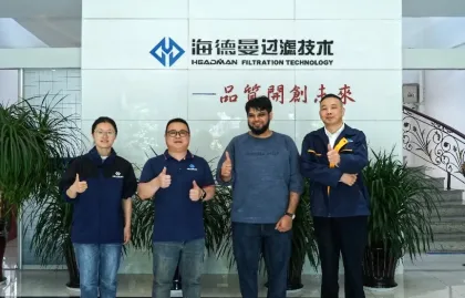 Clientes saudíes visitan Headman Filtration para explorar oportunidades de profundizar la cooperación y abrir nuevos horizontes